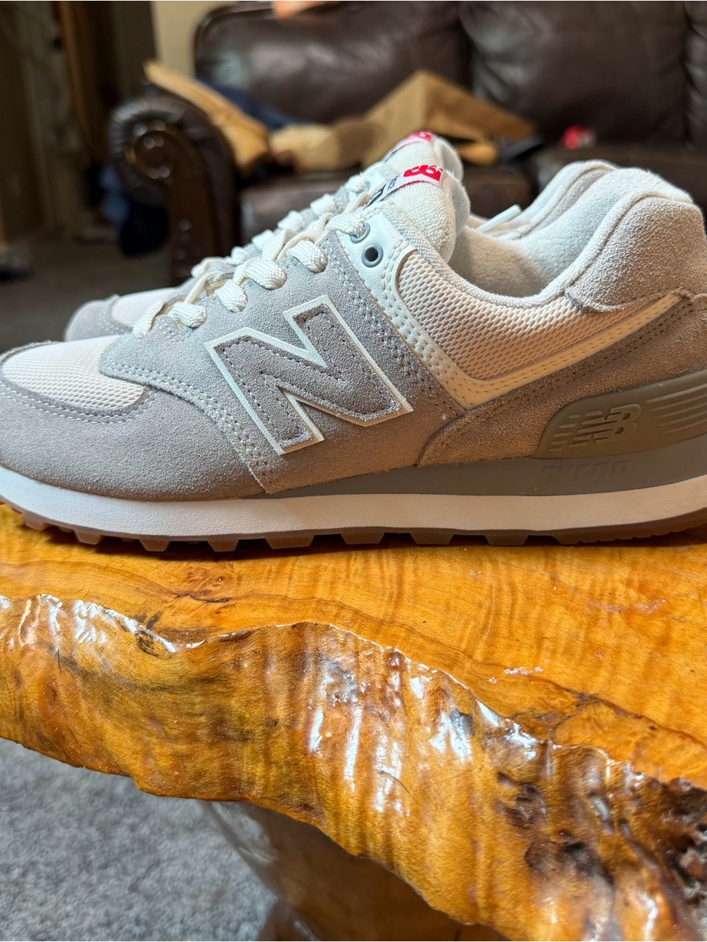New Balance 574 Steel Silver Mink Men 6 Women 7.5 Grey Sneakers ML574RSA